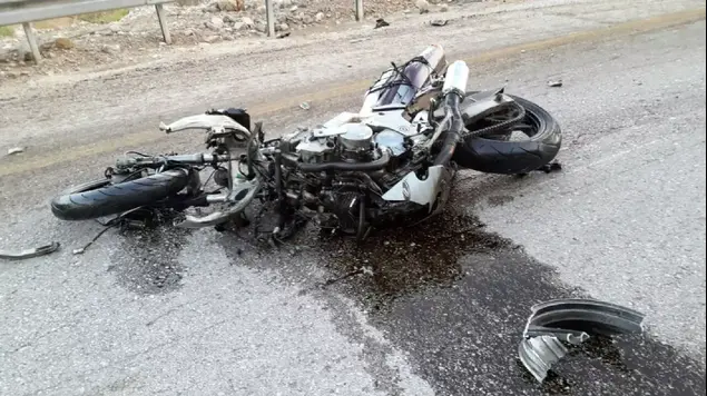 תאונת האופנוע בים המלח ליד מצוקי דרגות (מד"א)