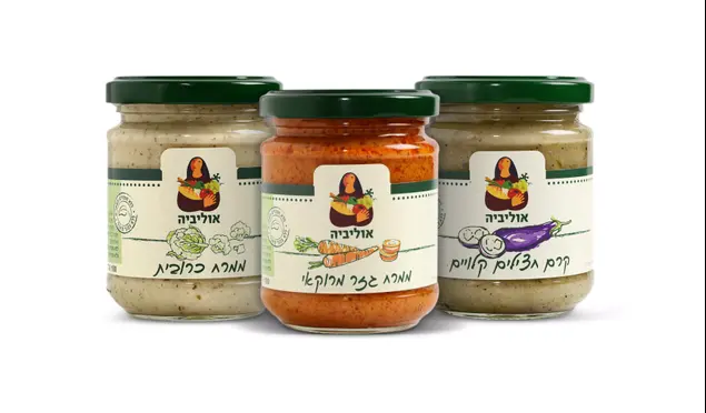 ממרחי ירקות של אוליביה (יח"צ , יוליה זובריצקי)