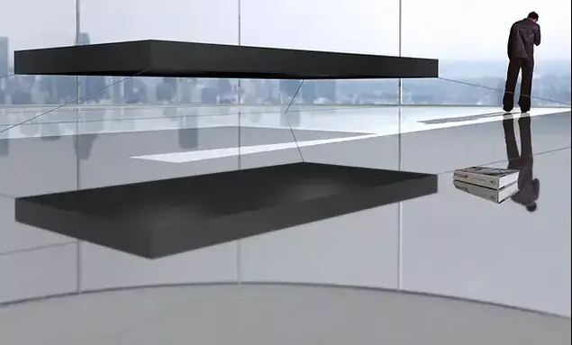 מיטה מגנטית צפה (יח"צ , design2share.squarespace.com)
