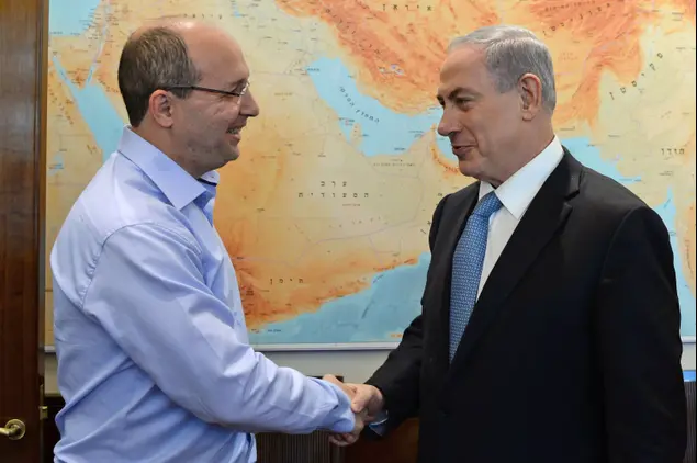 ראש הממשלה בנימין נתניהו נפגש עם יו"ר ההסתדרות, אבי ניסנקורן בירושלים (לשכת העיתונות הממשלתית , קובי גדעון)