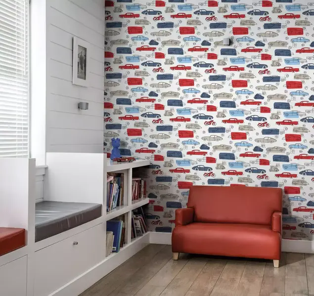 טפט לחדר ילדים של GRAND DECO, רשת כרמל שטיחים ופרקט, 360 שקל לגליל (יח"צ)