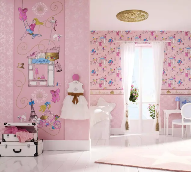 טפט לחדר ילדים של Gloocker Children's Paradise, מחיר 52-210 שקל למטר, להשיג בגולדשטיין גלרי טפט (יח"צ , לוק רינסן)