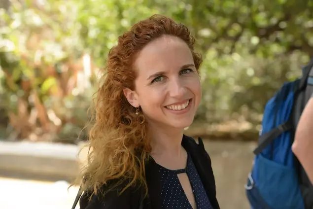 ח"כ סתיו שפיר, הפנינג גאווה באוניברסיטת בר אילן, 14 ביוני 2015 (ראובן קסטרו)
