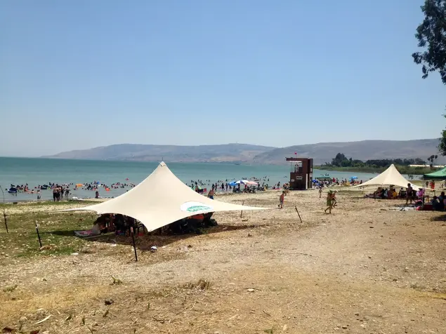 חוף חוקוק בכינרת (מערכת וואלה! NEWS , עמותת צלול)