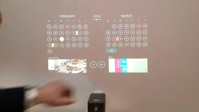 תמונות של המקרן החדש של סוני מהתערוכה בברצלונה (מערכת וואלה! , אורן דותן)