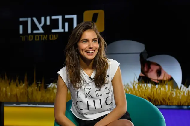 שלומית מלכה בתוכנית הביצה, יוני 2016 (ראובן קסטרו)