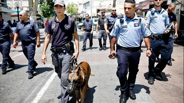 יחידת סיור חדשה במשטרה באזור התחנה המרכזית הישנה בתל אביב. 23 באוגוסט 2016 (מגד גוזני)