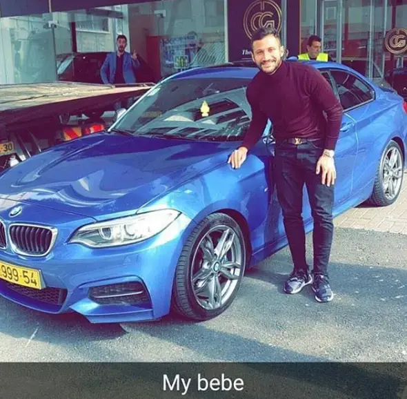 שחקן הפועל באר שבע מוחמד גדיר (צילום מסך)