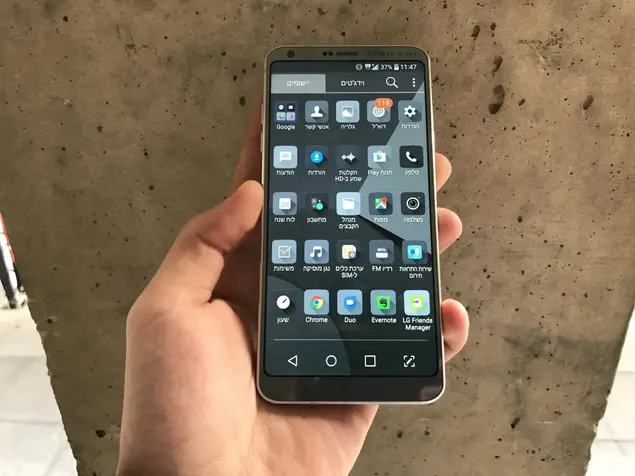 מכשיר הדגל LG G6 (מערכת וואלה! NEWS)