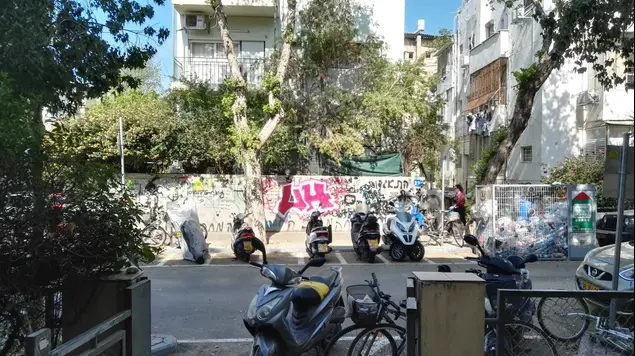 גרפיטי תל אביב אולטראס הפועל (פז חסדאי)