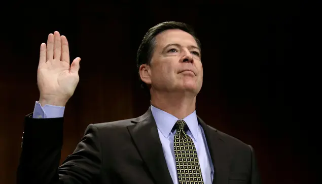 מנהל ה- FBI קומי מעיד על גבעת הקפיטול בוושינגטון 3 במאי 2017 (רויטרס)
