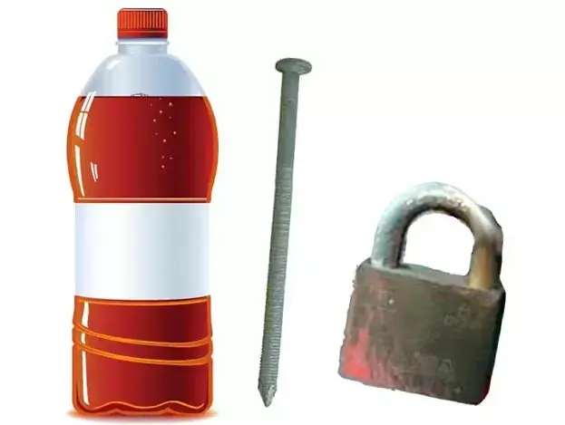 מנעול מסמר בקבוק (ShutterStock) מנעול מסמר בקבוק (ShutterStock)