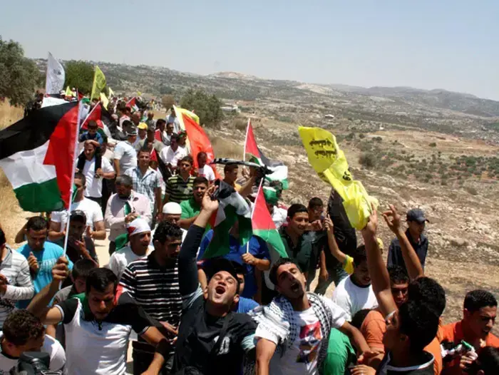הפגנות שמחה בכפר בילעין (יח"צ , אתר פאנט) הפגנות שמחה בכפר בילעין (יח"צ , אתר פאנט)