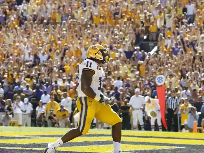 ספנסר וור שחקן LSU (AP , bill haber) ספנסר וור שחקן LSU (AP , bill haber)