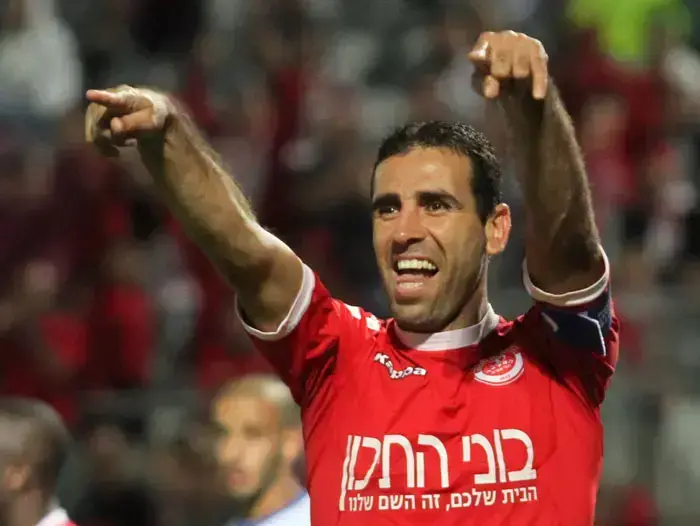 וואליד באדיר שחקן הפועל תל אביב מול הפועל ראשון לציון (קובי אליהו) וואליד באדיר שחקן הפועל תל אביב מול הפועל ראשון לציון (קובי אליהו)