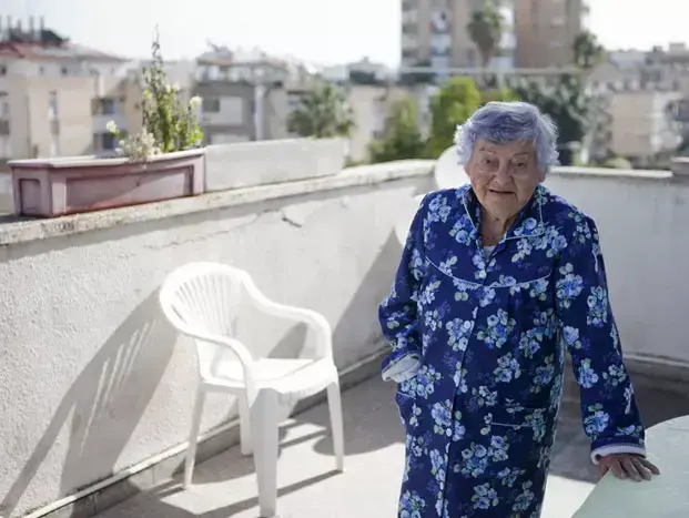 ניצולת שואה רות קריגק, ינואר 2012 (דרור עינב)