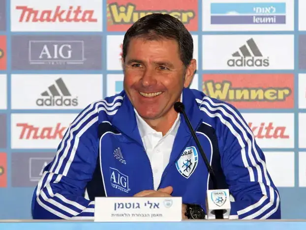 אלי גוטמן מאמן נבחרת ישראל (קובי אליהו) אלי גוטמן מאמן נבחרת ישראל (קובי אליהו)