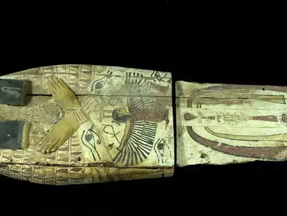 מכסי ארונות קבורה עתיקים ומרשימים של מומיות נתפסו בירושלים, אפריל 2012 (יח"צ , קלרה עמית, באדיבות רשות העתיקות) מכסי ארונות קבורה עתיקים ומרשימים של מומיות נתפסו בירושלים, אפריל 2012 (יח"צ , קלרה עמית, באדיבות רשות העתיקות)