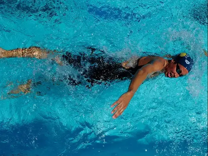 ג'אנט אוואנס שחיינית אמריקאית (GettyImages) ג'אנט אוואנס שחיינית אמריקאית (GettyImages)