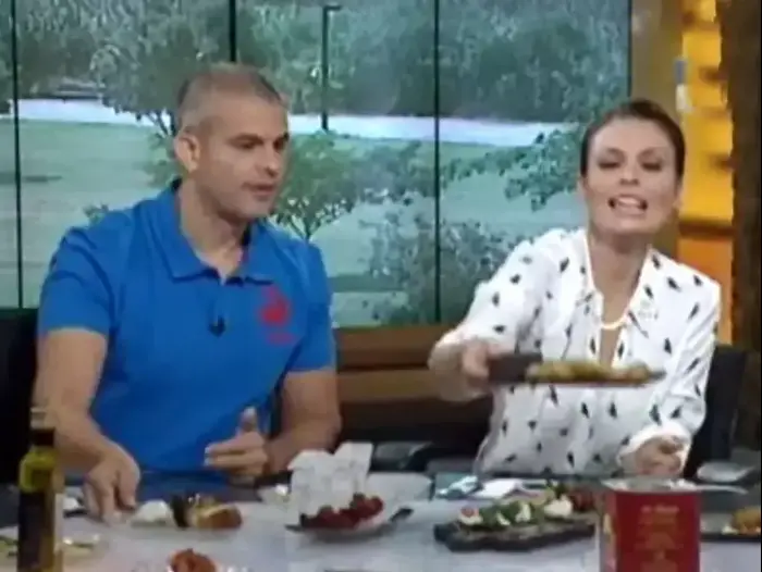 מתוך "לחיות טוב" עם קרין מגריזו וקובי מחט (צילום מסך) מתוך "לחיות טוב" עם קרין מגריזו וקובי מחט (צילום מסך)
