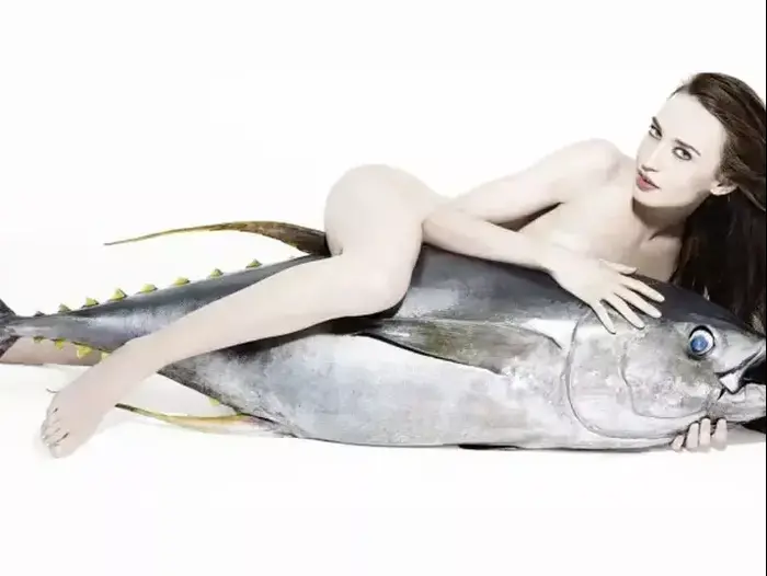 ליזי ג'אגר לקמפיין Fishlove (צילום מסך) ליזי ג'אגר לקמפיין Fishlove (צילום מסך)