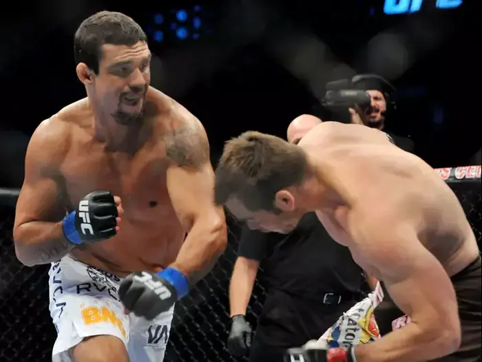 ריץ פרנקלין לוחם MMA מול ויטור בלפורט (GettyImages)