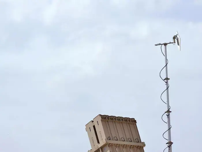 סוללת כיפת ברזל בגוש דן, נובמבר 2012 (נמרוד סונדרס)