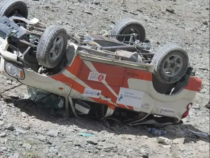 שושנה מייזל נהרגה בהתהפכות רכב במהלך מסע מלכת המדבר, אוגוסט 2012 (באדיבות המשפחה) שושנה מייזל נהרגה בהתהפכות רכב במהלך מסע מלכת המדבר, אוגוסט 2012 (באדיבות המשפחה)