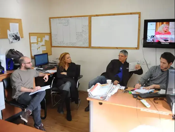 דוד אברהם בתוכנית הבוקר של ערוץ 10 (בן קלמר) דוד אברהם בתוכנית הבוקר של ערוץ 10 (בן קלמר)