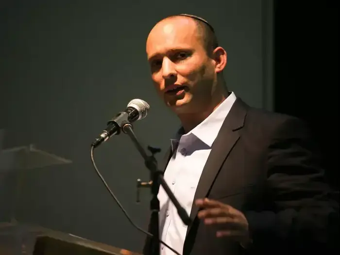 נפתלי בנט בכנס רמלה, אפריל 2013 (יותם רונן)