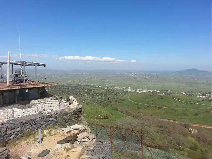 מוצב צה"ל בגבול ישראל-סוריה (יח"צ , צילום: אמיר בוחבוט) מוצב צה"ל בגבול ישראל-סוריה (יח"צ , צילום: אמיר בוחבוט)