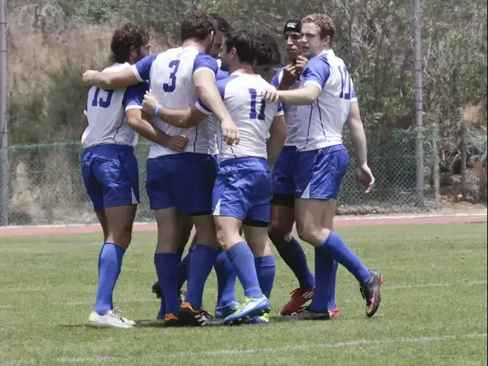 שחקני נבחרת ישראל בראגבי (מגד גוזני) שחקני נבחרת ישראל בראגבי (מגד גוזני)