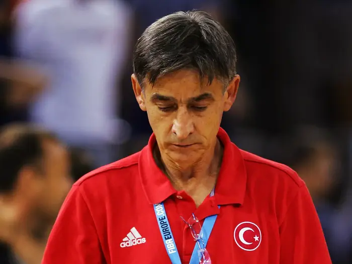 מאמן נבחרת טורקיה בכדורסל בוגדאן טנייביץ' (GettyImages , Lars Baron) מאמן נבחרת טורקיה בכדורסל בוגדאן טנייביץ' (GettyImages , Lars Baron)