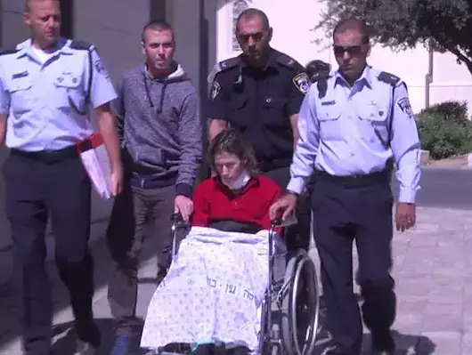 קארינה בריל האם הרוצחת מירושלים מגיעה להארכת מעצר בשלום בירושלים, (עומר מירון) קארינה בריל האם הרוצחת מירושלים מגיעה להארכת מעצר בשלום בירושלים, (עומר מירון)