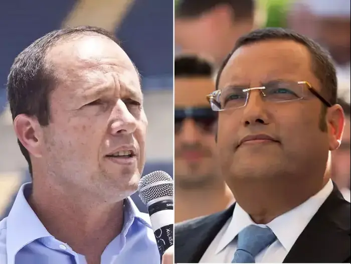 המועמדים לראשות עיריית ירושלים ניר ברקת ומשה ליאון (מערכת וואלה! NEWS) המועמדים לראשות עיריית ירושלים ניר ברקת ומשה ליאון (מערכת וואלה! NEWS)