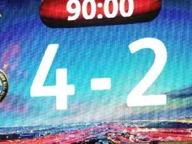 לוח התוצאות אחרי המשחק של מכבי תל אביב מול פרנקפורט (ברני ארדוב) לוח התוצאות אחרי המשחק של מכבי תל אביב מול פרנקפורט (ברני ארדוב)