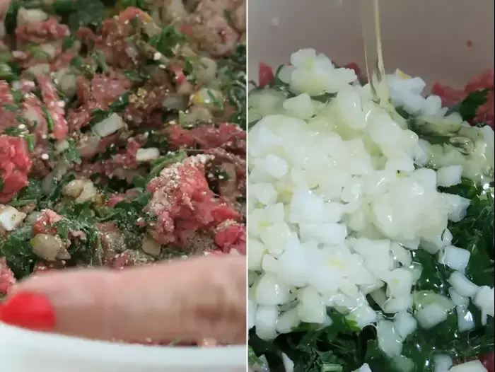 מערבבים את חומרי המילוי מפרום טריפוליטאי (גרדה גלזר) מערבבים את חומרי המילוי מפרום טריפוליטאי (גרדה גלזר)