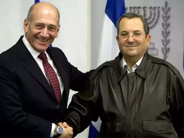 ראש הממשלה אהוד אולמרט ושר הבטחון אהוד ברק מכריזים על הפסקת אש (רויטרס) ראש הממשלה אהוד אולמרט ושר הבטחון אהוד ברק מכריזים על הפסקת אש (רויטרס)