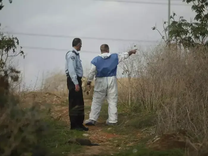 זירת הרצח בבני ברק, דצמבר 2013 (דרור עינב) זירת הרצח בבני ברק, דצמבר 2013 (דרור עינב)