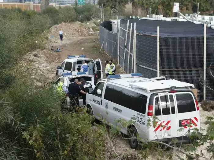 זירת הרצח בבני ברק, דצמבר 2013 (דרור עינב) זירת הרצח בבני ברק, דצמבר 2013 (דרור עינב)