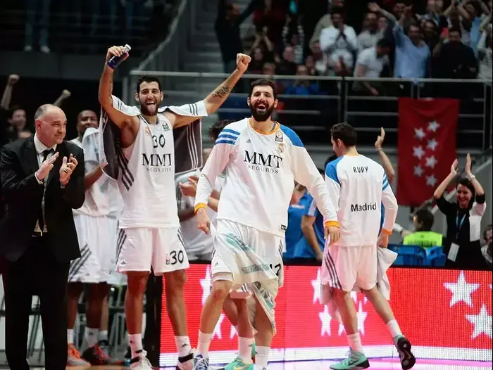 ניקולה מירוטיץ' שחקן ריאל מדריד בכדורסל (GettyImages , Emilio Cobos) ניקולה מירוטיץ' שחקן ריאל מדריד בכדורסל (GettyImages , Emilio Cobos)