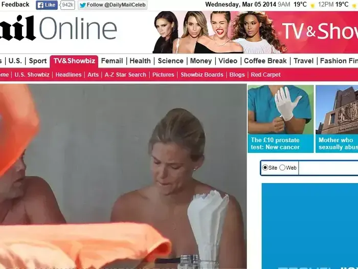 בר רפאלי, עדי עזרא (צילום מסך , dailymail.co.uk) בר רפאלי, עדי עזרא (צילום מסך , dailymail.co.uk)
