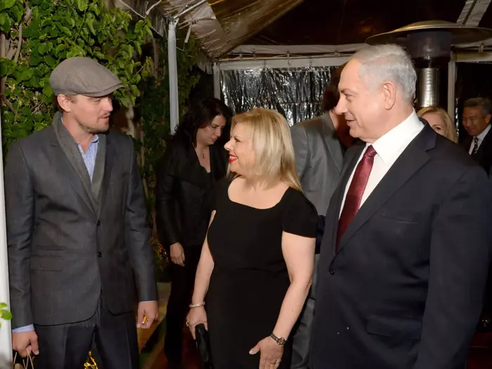 בנימין נתניהו, שרה נתניהו, ליאונרדו דיקפריו (לשכת העיתונות הממשלתית , אבי אוחיון לע"מ) בנימין נתניהו, שרה נתניהו, ליאונרדו דיקפריו (לשכת העיתונות הממשלתית , אבי אוחיון לע"מ)