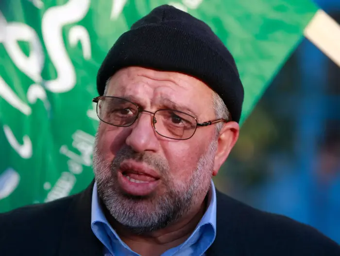 חסן יוסף, בכיר חמאס בגדה, לאחר שחרורו מהכלא הישראלי, ינואר 2014 (AP) חסן יוסף, בכיר חמאס בגדה, לאחר שחרורו מהכלא הישראלי, ינואר 2014 (AP)