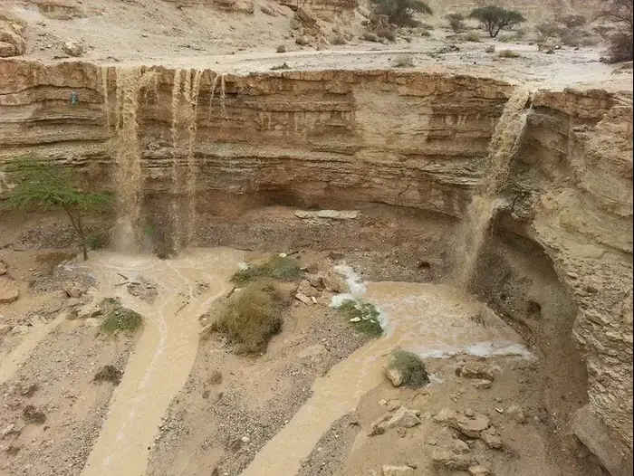 שיטפונות נחל צופר נחל עין גדי (יח"צ) שיטפונות נחל צופר נחל עין גדי (יח"צ)
