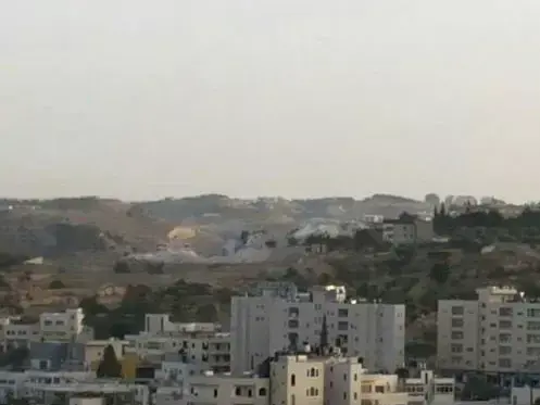 רקטה נפלה באזור בית לחם (יח"צ , קבוצת תקשורת "עזה דרום")