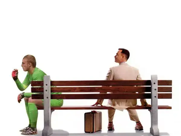 ממים על יספר סילסן מהמשחק בין הולנד לברזיל (צילום מסך)