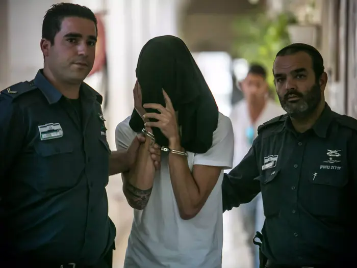 הארכת מעצר לשלושת החשודים בניסיון לינץ' של שני צעירים פלסטינים, יולי 2014 (נועם מושקוביץ) הארכת מעצר לשלושת החשודים בניסיון לינץ' של שני צעירים פלסטינים, יולי 2014 (נועם מושקוביץ)