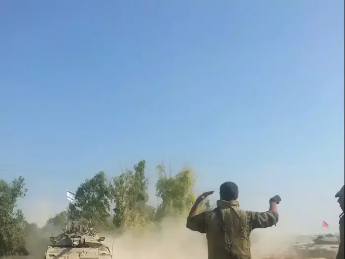 כוחות צה"ל יוצאים מרצועת עזה, אוגוסט 2014 (מערכת וואלה! NEWS , אמיר בוחבוט)