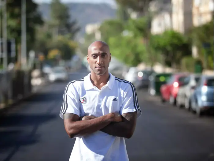 שחקן הפועל ירושלים ברייסי רייט (נועם מושקוביץ) שחקן הפועל ירושלים ברייסי רייט (נועם מושקוביץ)